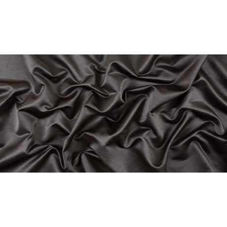 Luminous Textural Polyester Woven - Gray - British Imported