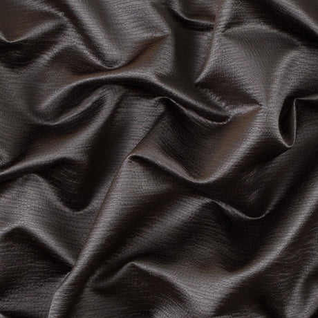 Luminous Textural Polyester Woven - Gray - British Imported