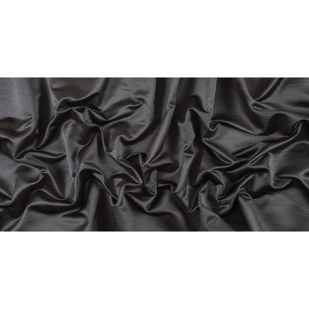Luminous Textural Polyester Woven - Mercury - British Imported
