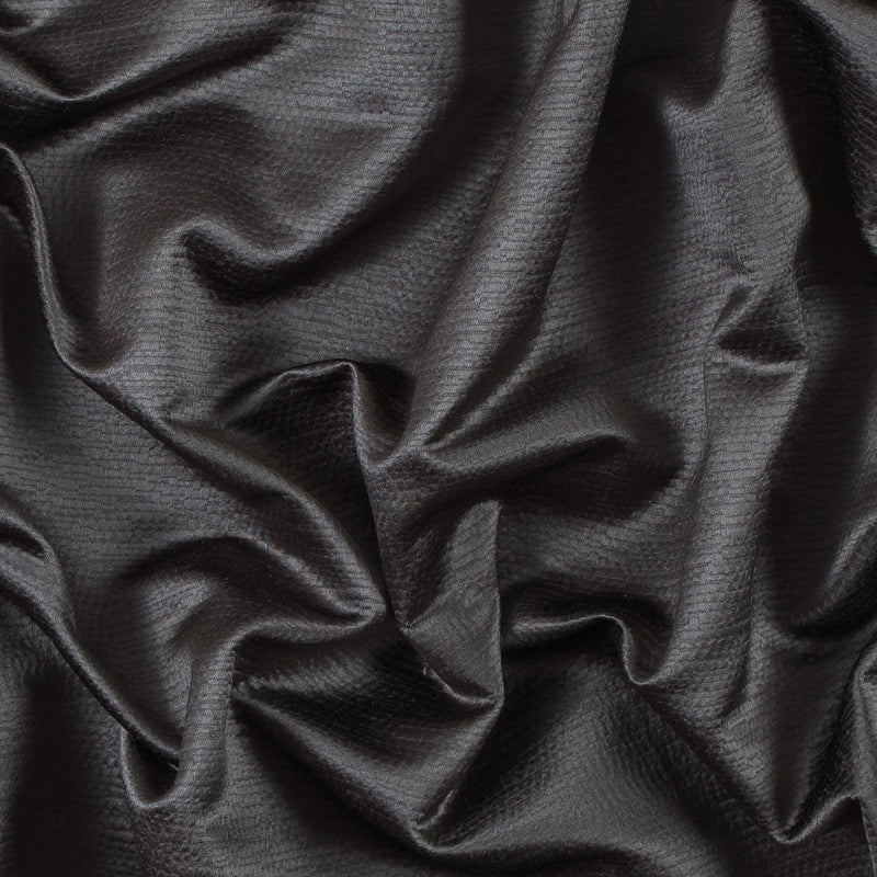 Luminous Textural Polyester Woven - Mercury - British Imported