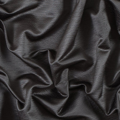 Luminous Textural Polyester Woven - Mercury - British Imported