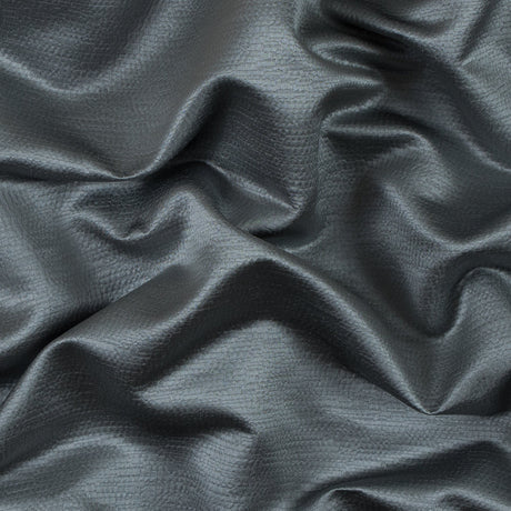 Luminous Textural Polyester Woven - Mist - British Imported