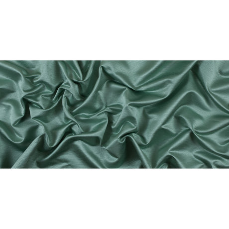 Luminous Textural Polyester Woven - Aqua - British Imported