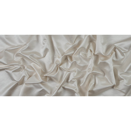 Luminous Textural Polyester Woven - Pearl - British Imported