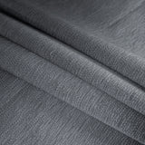 Luminous Textural Polyester Woven - Steel - British Imported