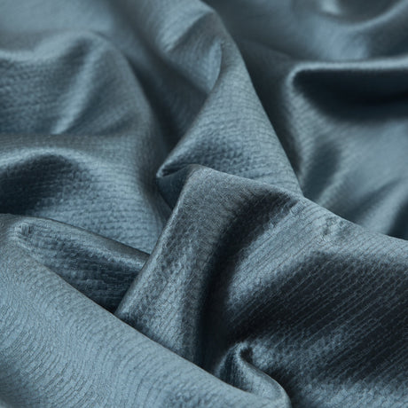 Luminous Textural Polyester Woven - Smoke - British Imported