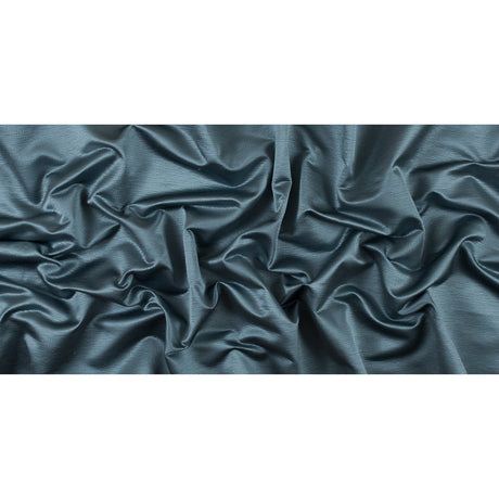 Luminous Textural Polyester Woven - Smoke - British Imported