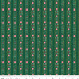 Quilting Cotton A Pear-fect Christmas French Stripe Green Riley Blake