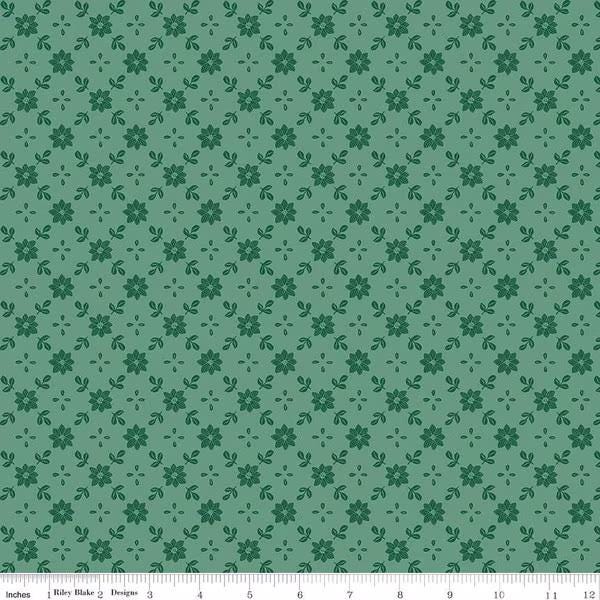 Quilting Cotton A Pear-fect Christmas True Love Mint by Riley Blake