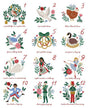 Fabric Panel A Pear-fect Christmas Twelve Days of Christmas