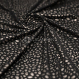 Foiled Spandex Abstract Animal Melange