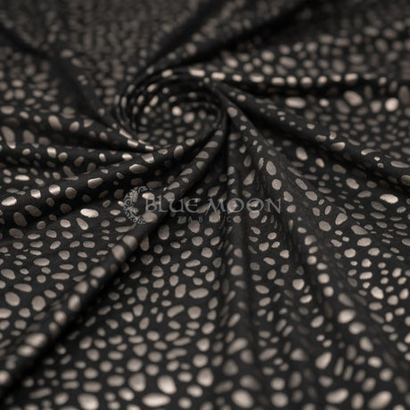 Foiled Spandex Abstract Animal Melange