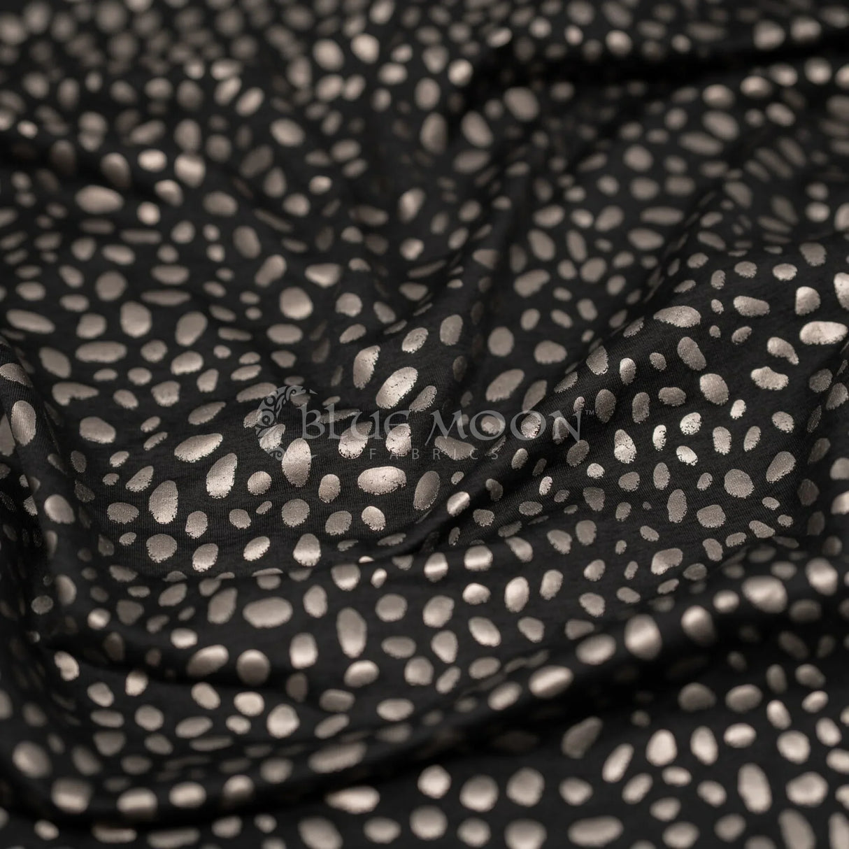 Foiled Spandex Abstract Animal Melange
