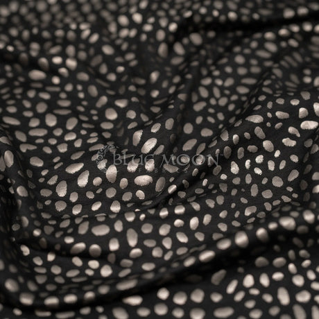 Foiled Spandex Abstract Animal Melange