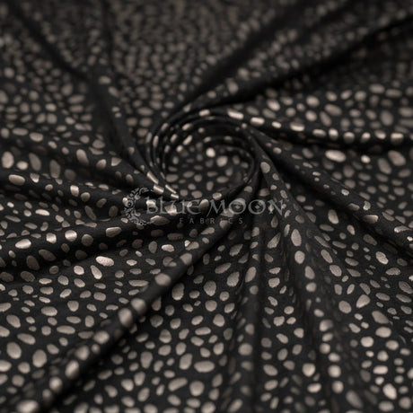 Foiled Spandex Abstract Animal Melange