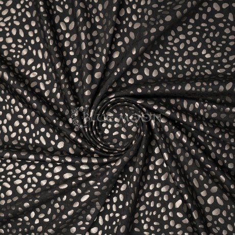Foiled Spandex Abstract Animal Melange
