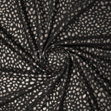 Abstract Animal Foiled EcoDelish Double Peached Melange Fabric - Abstract Animal Foiled, 57" Width, 260 GSM (1 Yard)