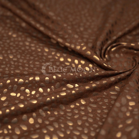 Foiled Spandex Abstract Animal Melange