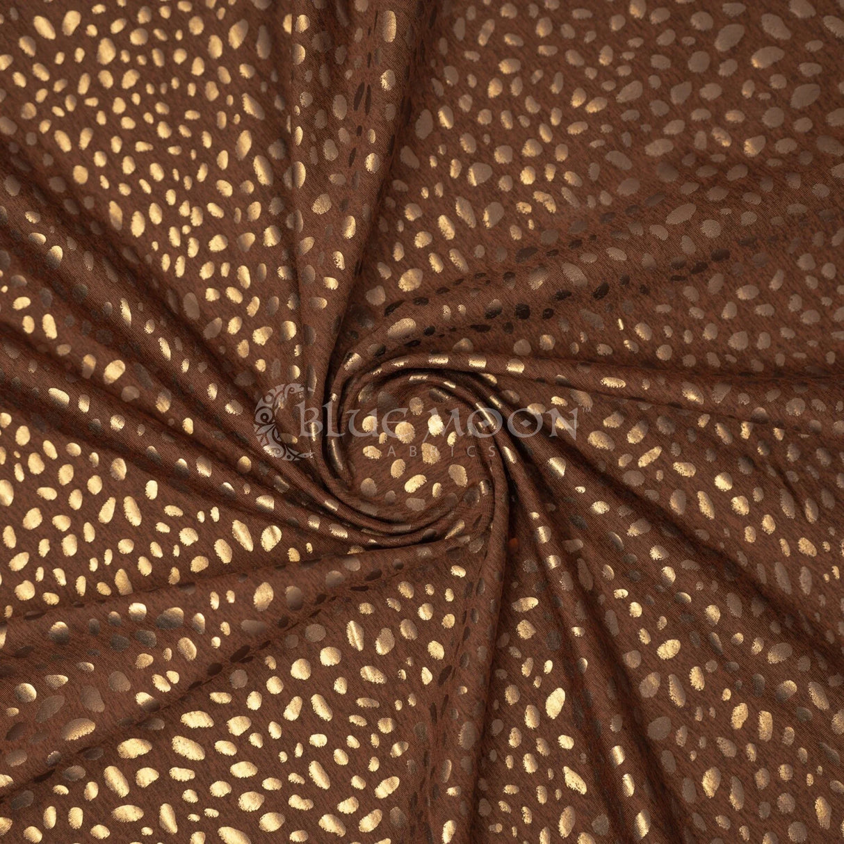 Foiled Spandex Abstract Animal Melange