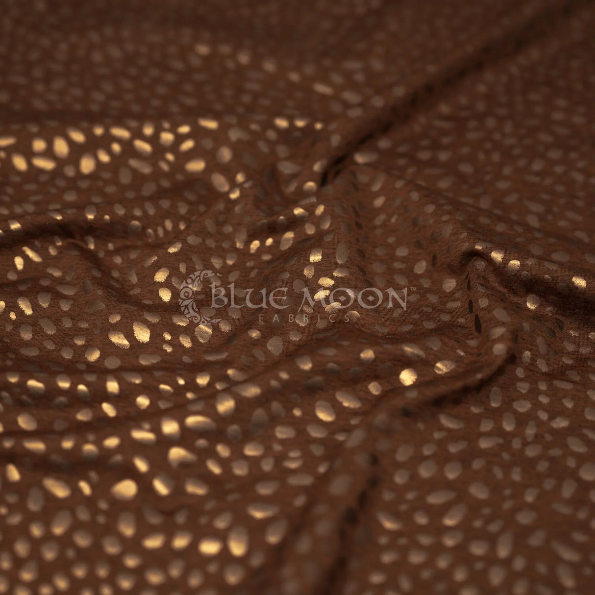 Foiled Spandex Abstract Animal Melange