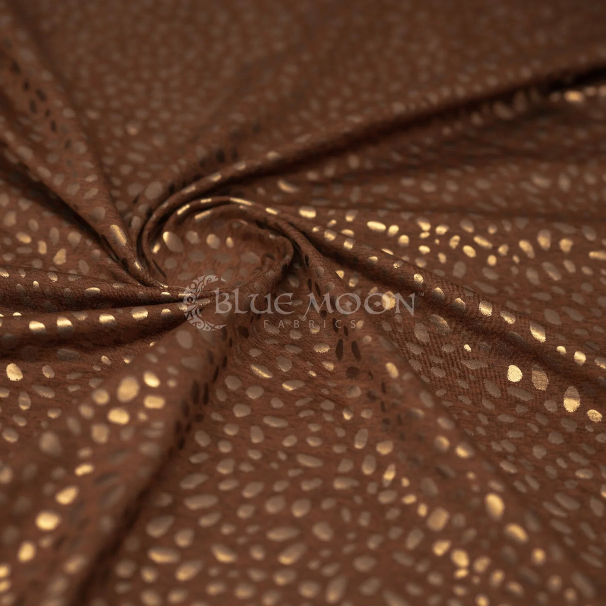 Foiled Spandex Abstract Animal Melange