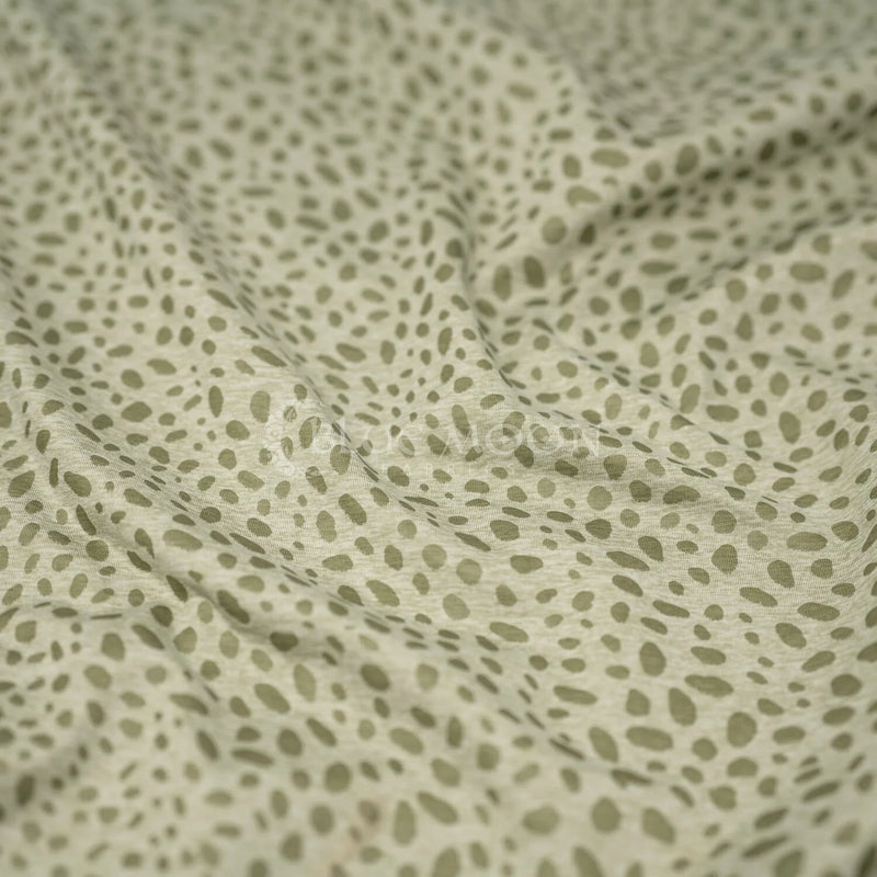 Foiled Spandex Abstract Animal Melange