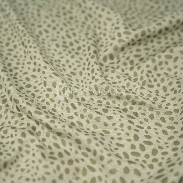Foiled Spandex Abstract Animal Melange