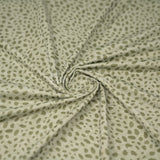 Abstract Animal Foiled EcoDelish Double Peached Melange Fabric - Abstract Animal Foiled, 57" Width, 260 GSM (1 Yard)