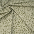 Abstract Animal Foiled EcoDelish Double Peached Melange Fabric - Abstract Animal Foiled, 57" Width, 260 GSM (1 Yard)