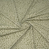 Abstract Animal Foiled EcoDelish Double Peached Melange Fabric - Abstract Animal Foiled, 57" Width, 260 GSM (1 Yard)