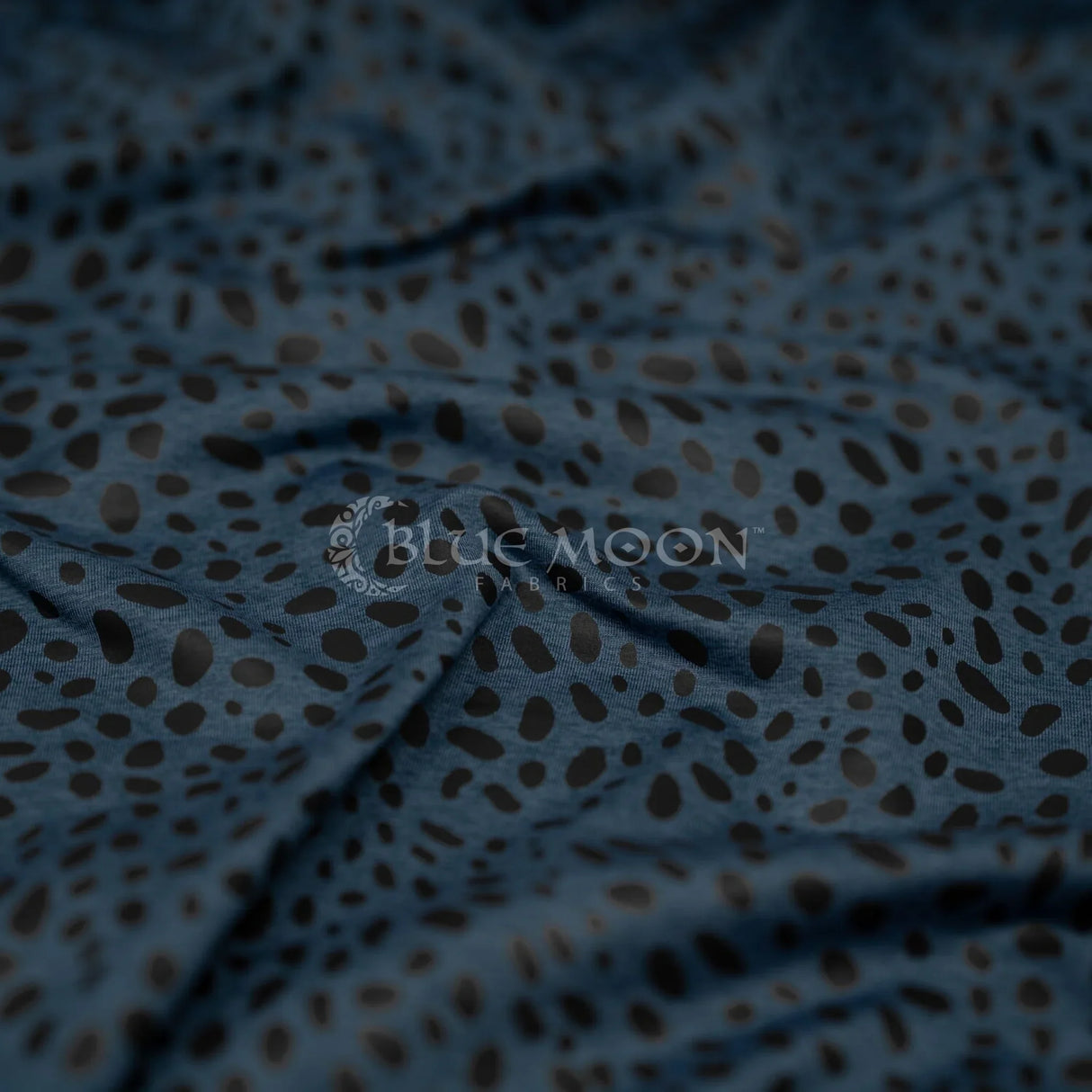 Foiled Spandex Abstract Animal Melange