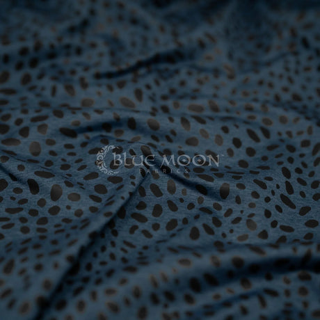 Foiled Spandex Abstract Animal Melange