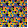 Printed Spandex Fabric Abstract Painted Lilies