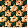 Abstract Painted Lilies Nylon Spandex Fabric - Multicolor, Abstract Painted Lilies, 55/56" Width (1 Yard)