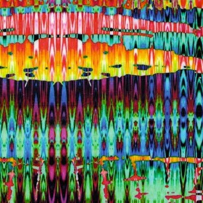 Printed Spandex Abstract Activewear Fabric