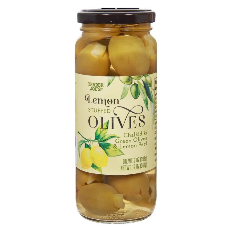 Lemon Stuffed Olives - Lemon-Stuffed Green Olives 12 Oz