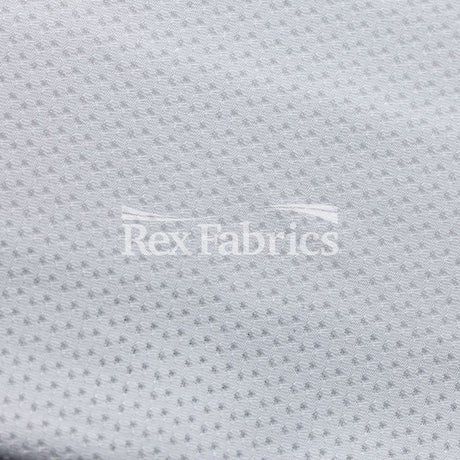 Active Mesh Polyester Spandex Fabric - Black Or White Solid Mesh, 58/60" Width (1 Yard)