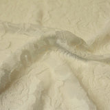 Ada Stretch Lace Nylon Spandex Fabric - Floral Pattern, 58/60" Cut Width, 56" Usable Width (1 Yard)