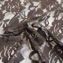 Ada Stretch Lace Nylon Spandex Fabric - Floral Pattern, 58/60" Cut Width, 56" Usable Width (1 Yard)