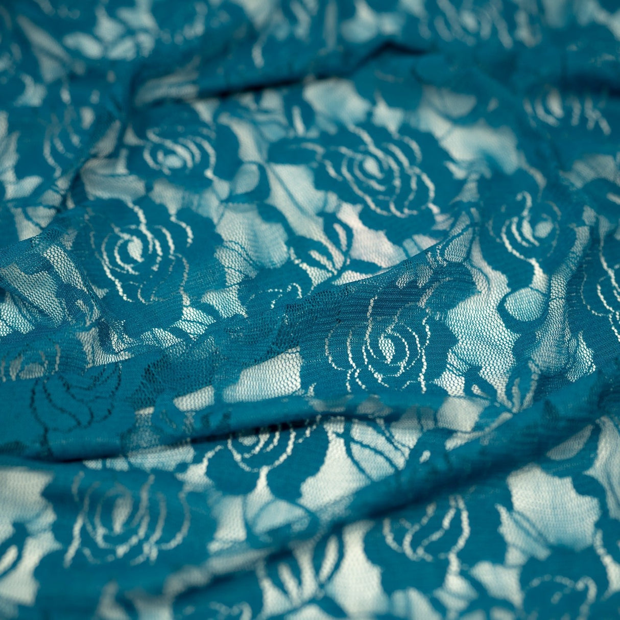 Stretch Lace Floral Fabric
