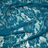 Ada Stretch Lace Nylon Spandex Fabric - Floral Pattern, 58/60" Cut Width, 56" Usable Width (1 Yard)