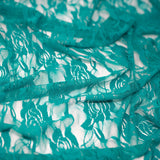 Ada Stretch Lace Nylon Spandex Fabric - Floral Pattern, 58/60" Cut Width, 56" Usable Width (1 Yard)
