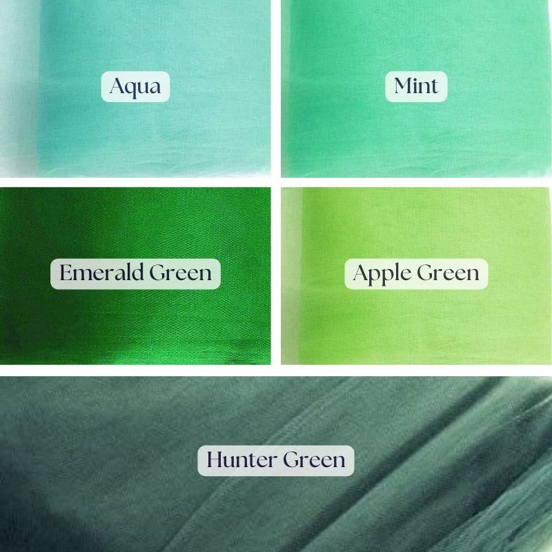 Tulle Bolt Polyester Blend Fabric - Solid, 108" Width, 50 Yards