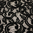 Adelaide Stretch Lace Nylon Spandex Fabric - Black, Skin, White, Red, 57/58" Width (1 Yard)