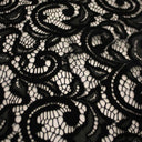 Stretch Lace Fabric Black