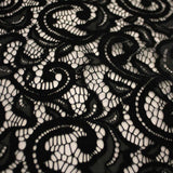 Stretch Lace Fabric Black