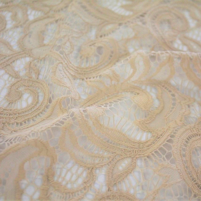 Stretch Lace Fabric Black