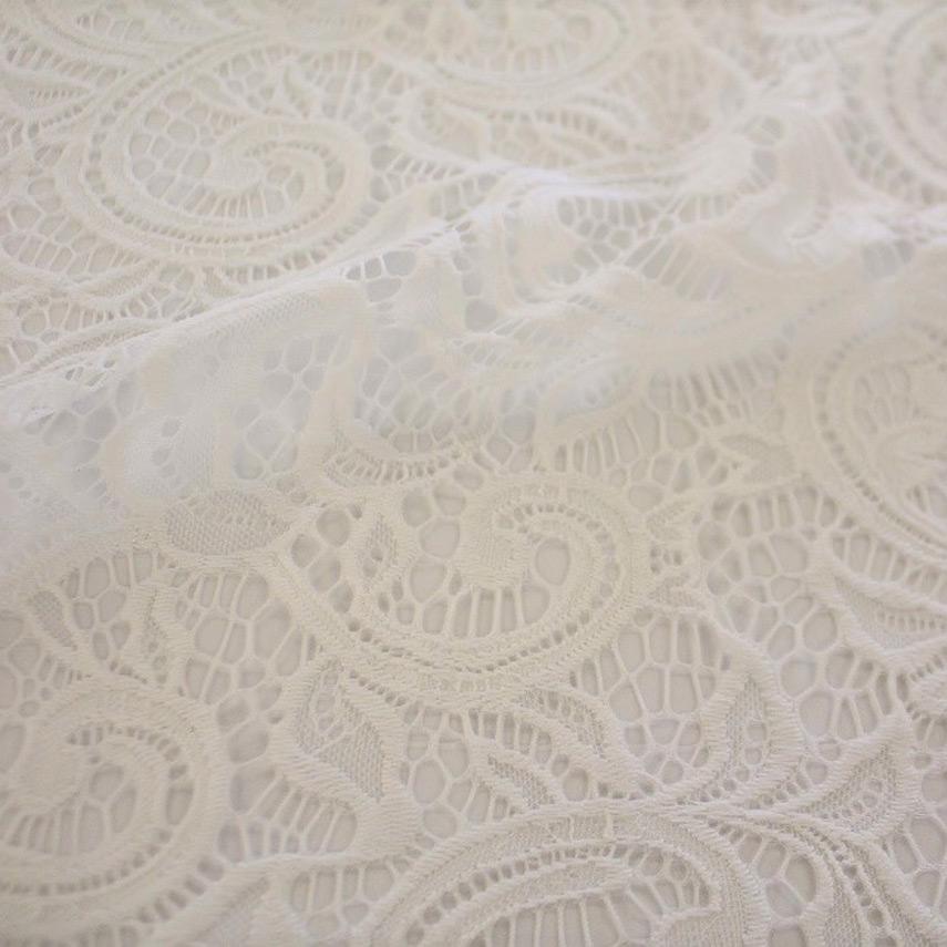 Stretch Lace Fabric Black