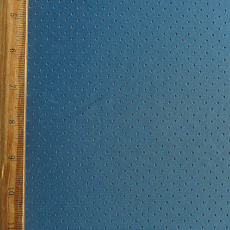 Mesh Repreve Recycled Polyester Spandex Knit Fabric - Aegean Blue