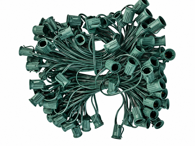 C9 Socket Cord - 100' 12" Spacing
